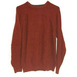 GEOFFREY BEENE Men’s Vintage 100% Cotton Sweater Size Large - Burgundy